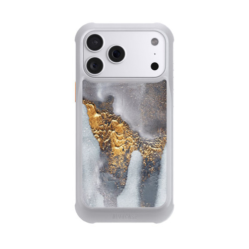 Apple iPhone 18 Pro Max NIVOmax Concrete Gold Glitter Look