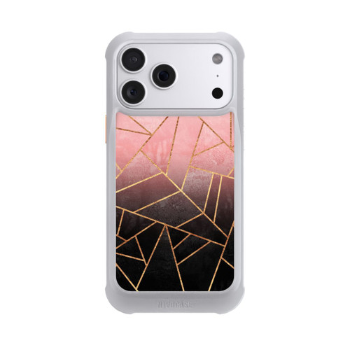 Apple iPhone 18 Pro Max NIVOmax Imprimé Pierre Or Rose Et Noir