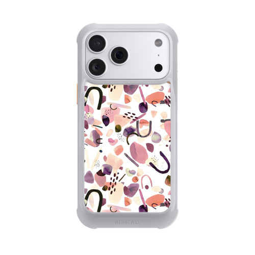 Apple iPhone 18 Pro Max NIVOmax Aquarelle Formes abstraites Mauve
