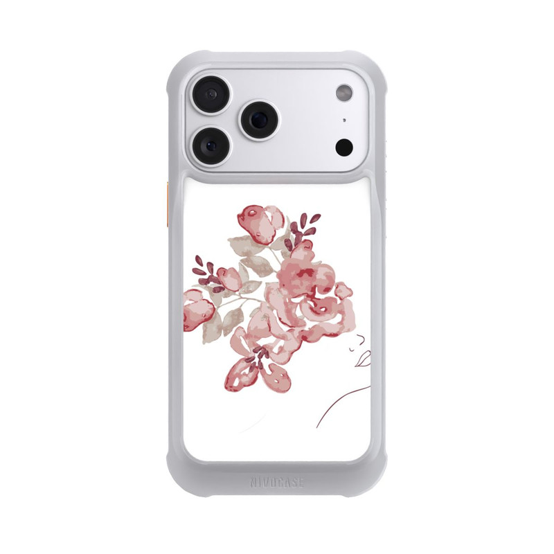 iPhone 18 Pro Max NIVOmax Line Art Woman face flowers