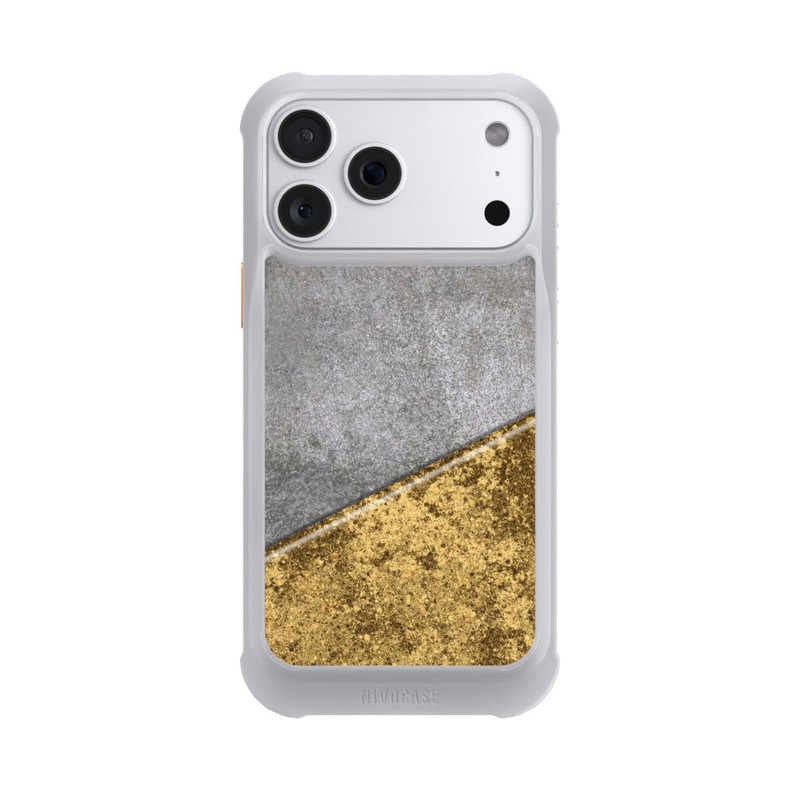 iPhone 18 Pro Max NIVOmax Aspect béton et or