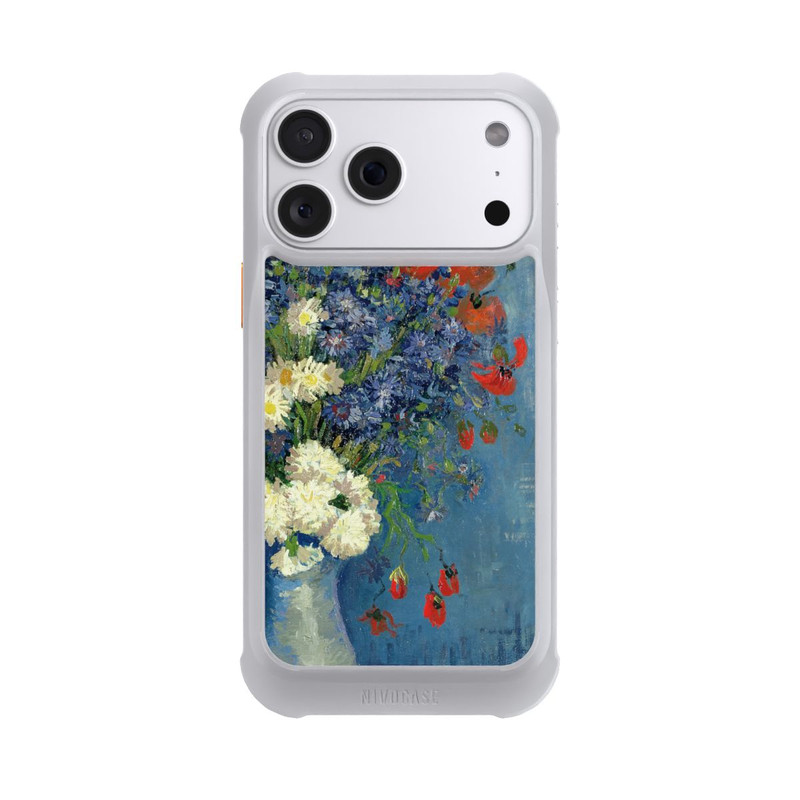 iPhone 18 Pro Max NIVOmax Stillleben Vase mit Kornblumen und Mohnblumen von Vincent Van Gogh