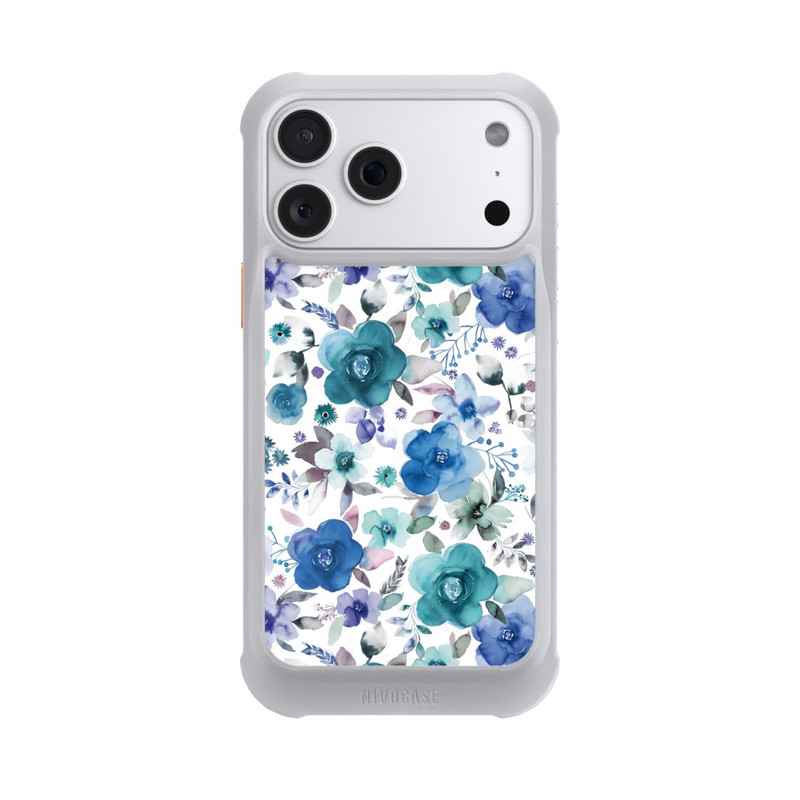 iPhone 18 Pro Max NIVOmax Winterblumensträuße Blau