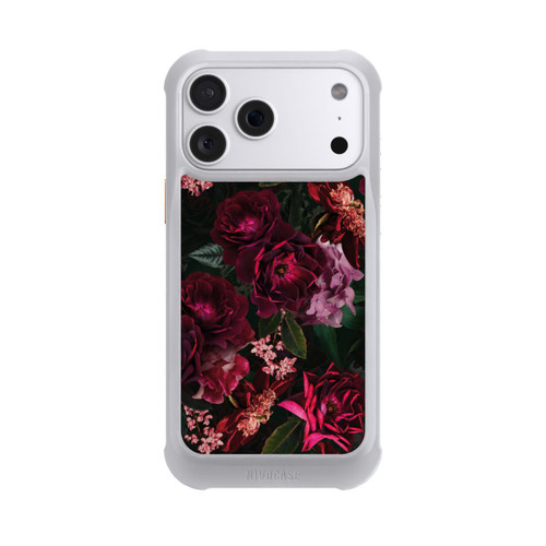 Apple iPhone 18 Pro Max NIVOmax Dunkle romantische Vintage Rosen und Pfingstrosen