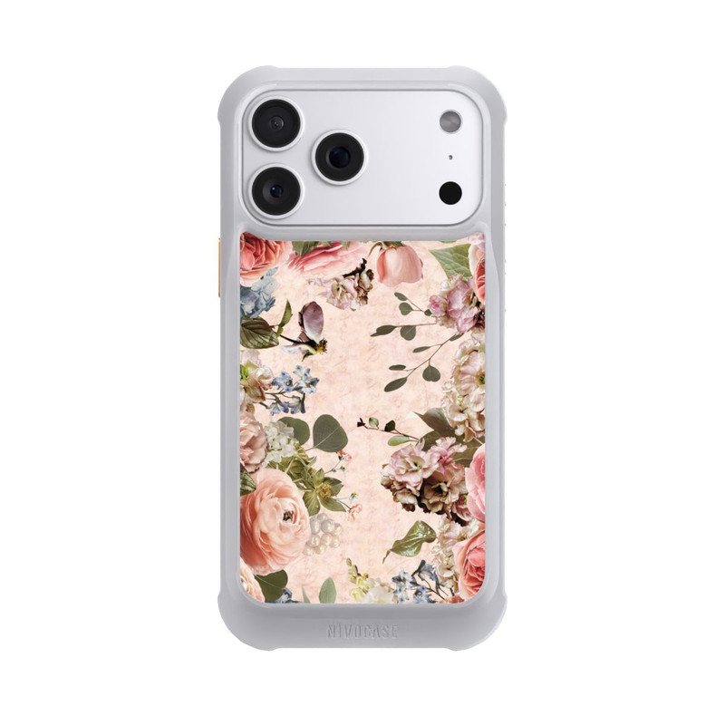 iPhone 18 Pro Max NIVOmax Flower Frame Peonies Pastel