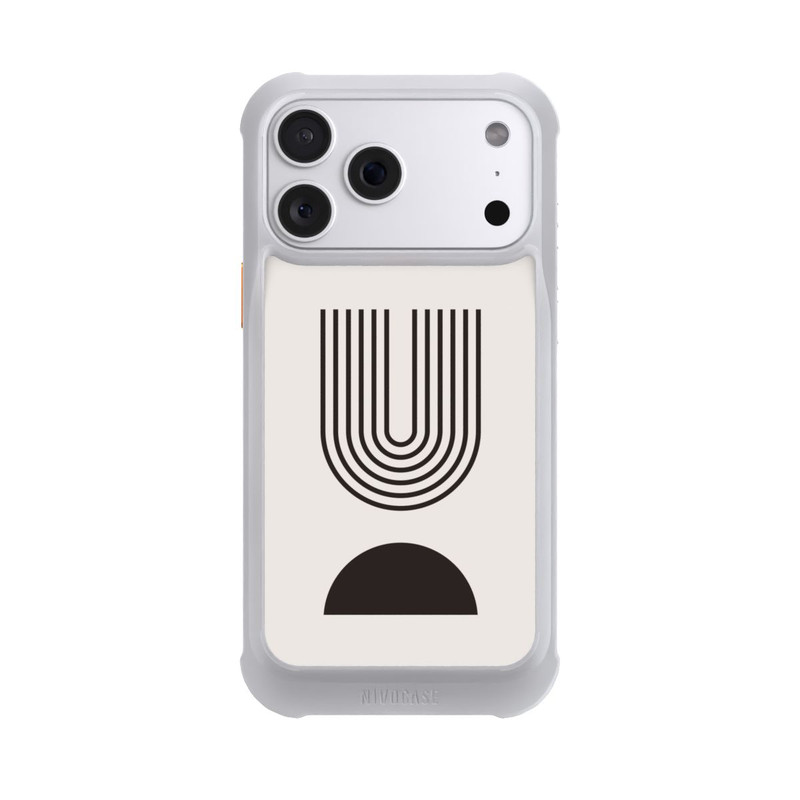 iPhone 18 Pro Max NIVOmax Moderne Kunst Schwarze Linien