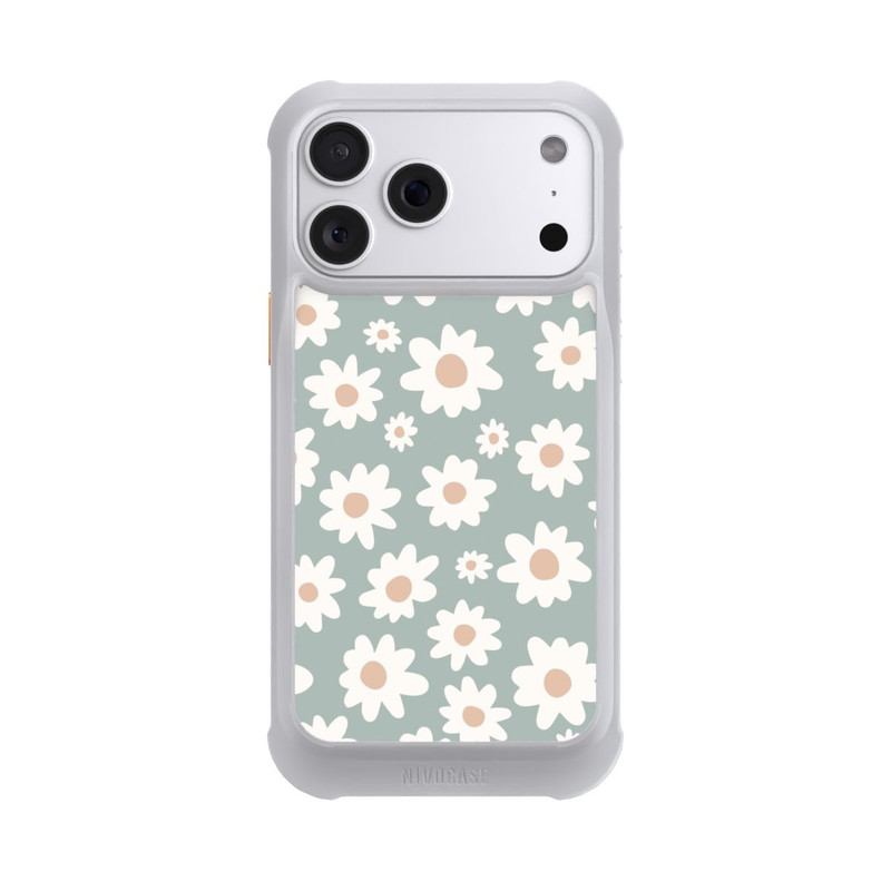 iPhone 18 Pro Max NIVOmax Marguerites Pattern Vert