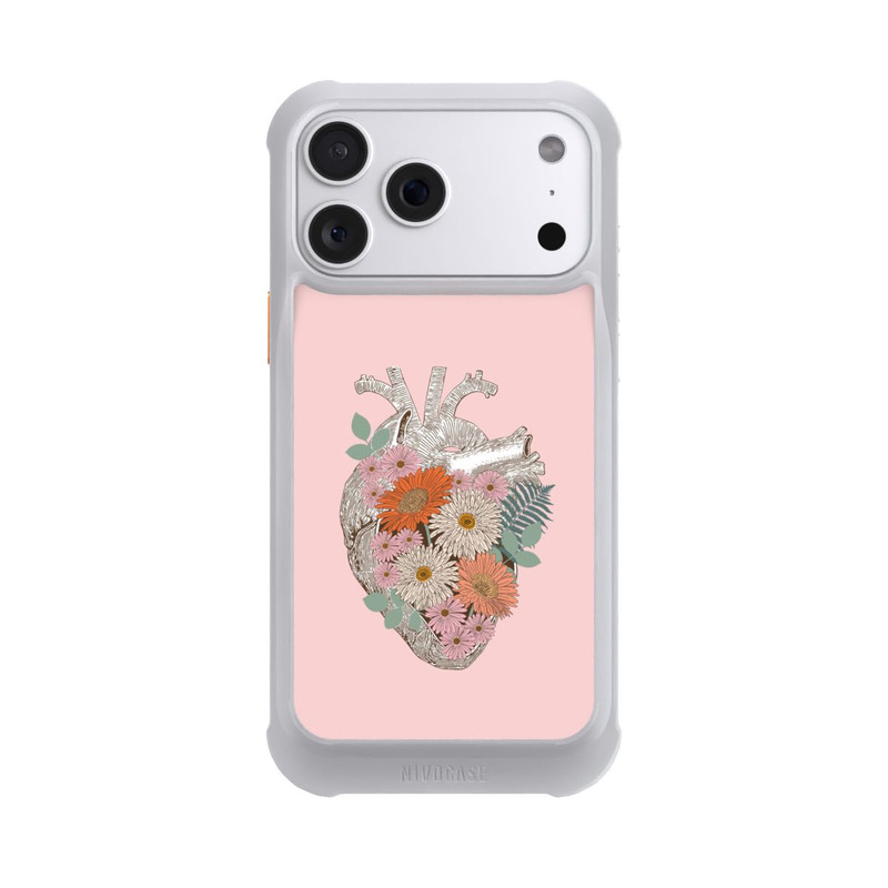 iPhone 18 Pro Max NIVOmax Cœur Fleuri Vintage