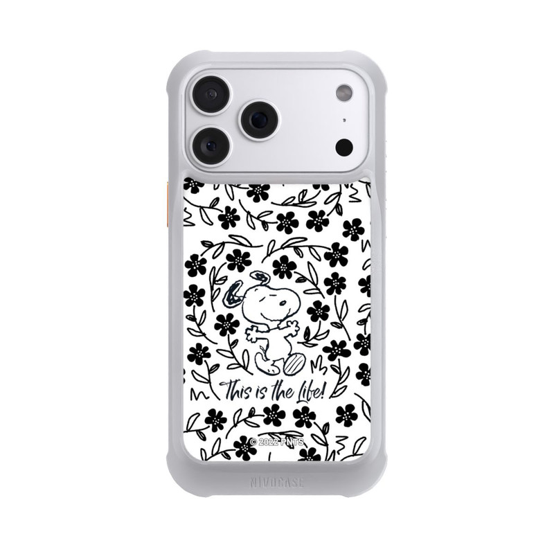 iPhone 18 Pro Max NIVOmax Snoopy schwarz und weiß This Is The Life
