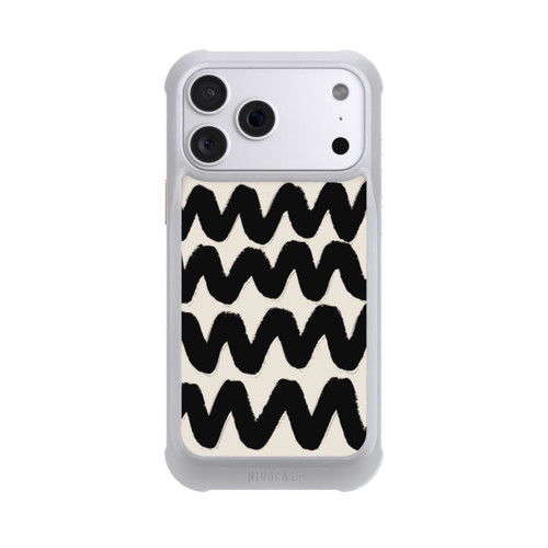 Apple iPhone 18 Pro Max NIVOmax Vagues Noires Pattern