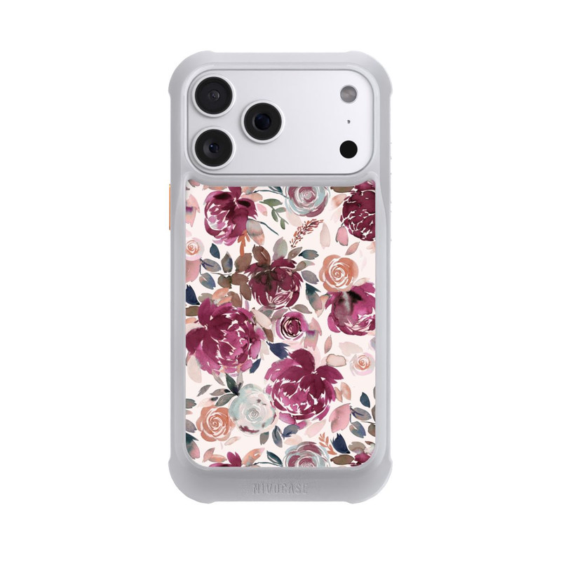 iPhone 18 Pro Max NIVOmax Herbstpfingstrosen und Rosen in Rosa