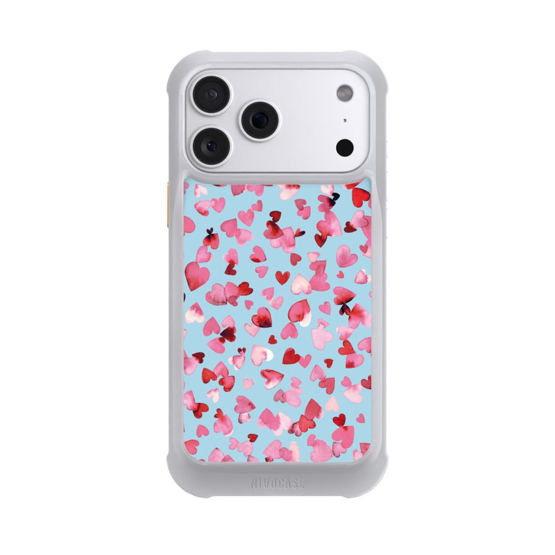 iPhone 18 Pro Max NIVOmax Valentines Love Hearts Pink Blue