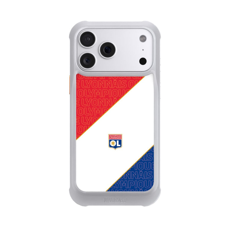 iPhone 18 Pro Max NIVOmax Logo OL rouge et bleu