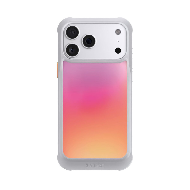 iPhone 18 Pro Max NIVOmax Pastell Pink Glitch