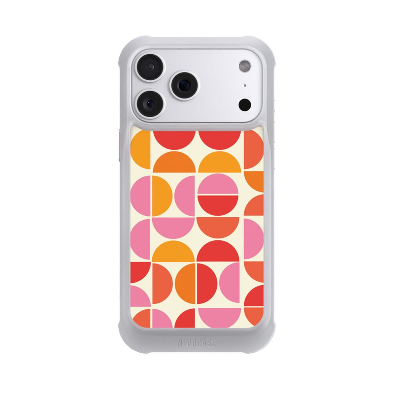 iPhone 18 Pro Max NIVOmax Retro Trend Pattern Orange