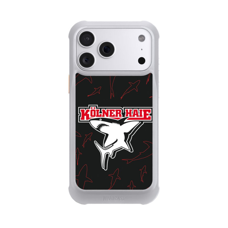 iPhone 18 Pro Max NIVOmax Haie Muster Rot