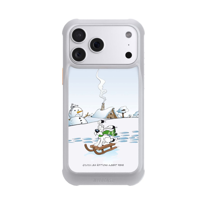 iPhone 18 Pro Max NIVOmax Idefix rides a sleigh