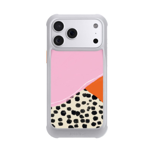 Apple iPhone 18 Pro Max NIVOmax Rosa und Orange Gepunkteter Hintergrund