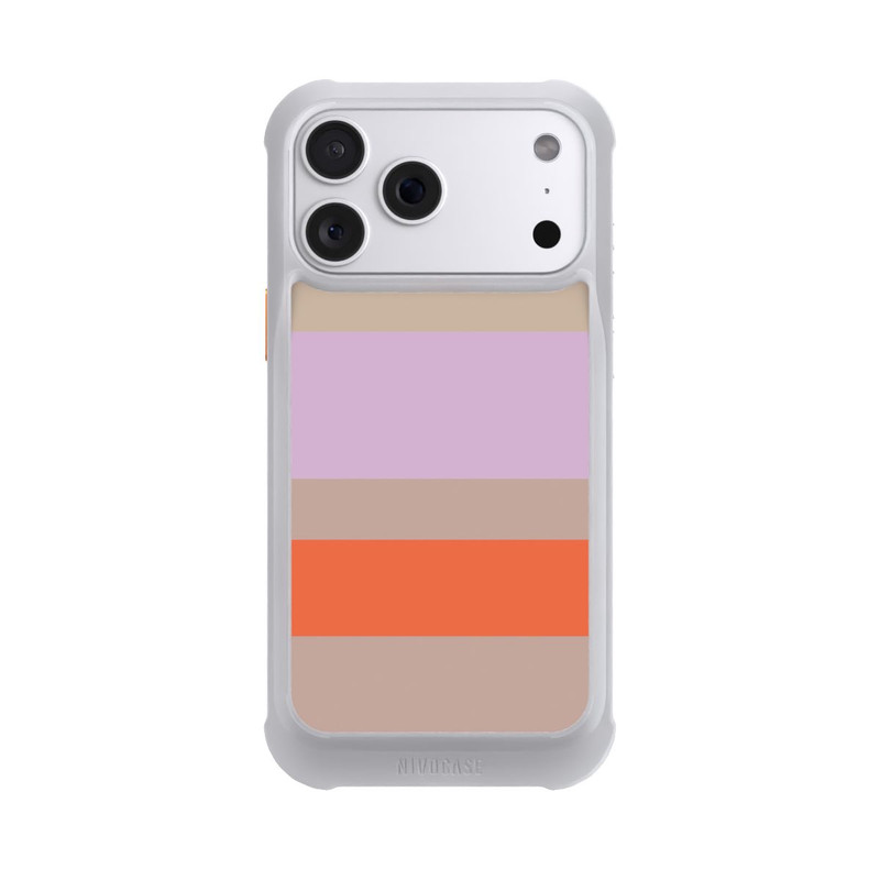 iPhone 18 Pro Max NIVOmax Moca Lila Orange Stripes