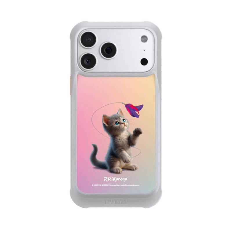 iPhone 18 Pro Max NIVOmax Playing Cat with Feather