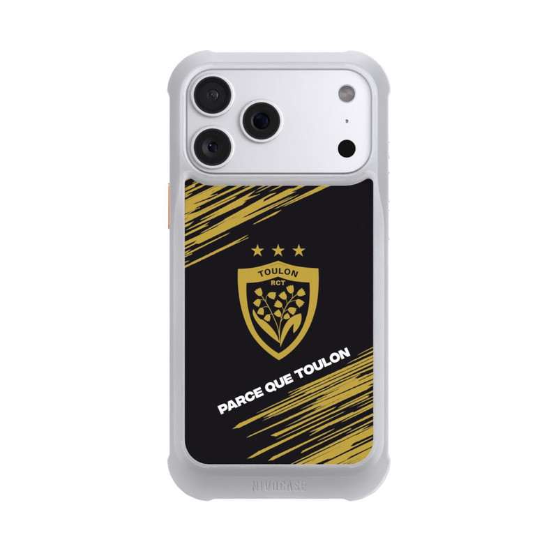 iPhone 18 Pro Max NIVOmax RCT Logo Monochrome Doré