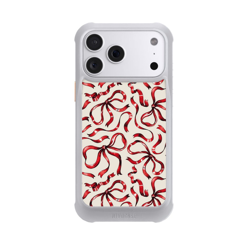 iPhone 18 Pro Max NIVOmax Fine Bows Red