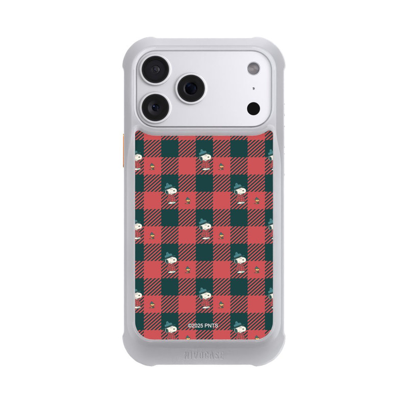 iPhone 18 Pro Max NIVOmax Peanuts Rot Schottenmuster