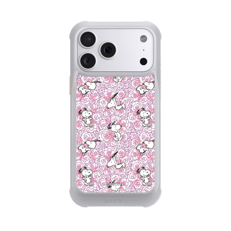 iPhone 18 Pro Max NIVOmax Peanuts Pink Roses Pattern