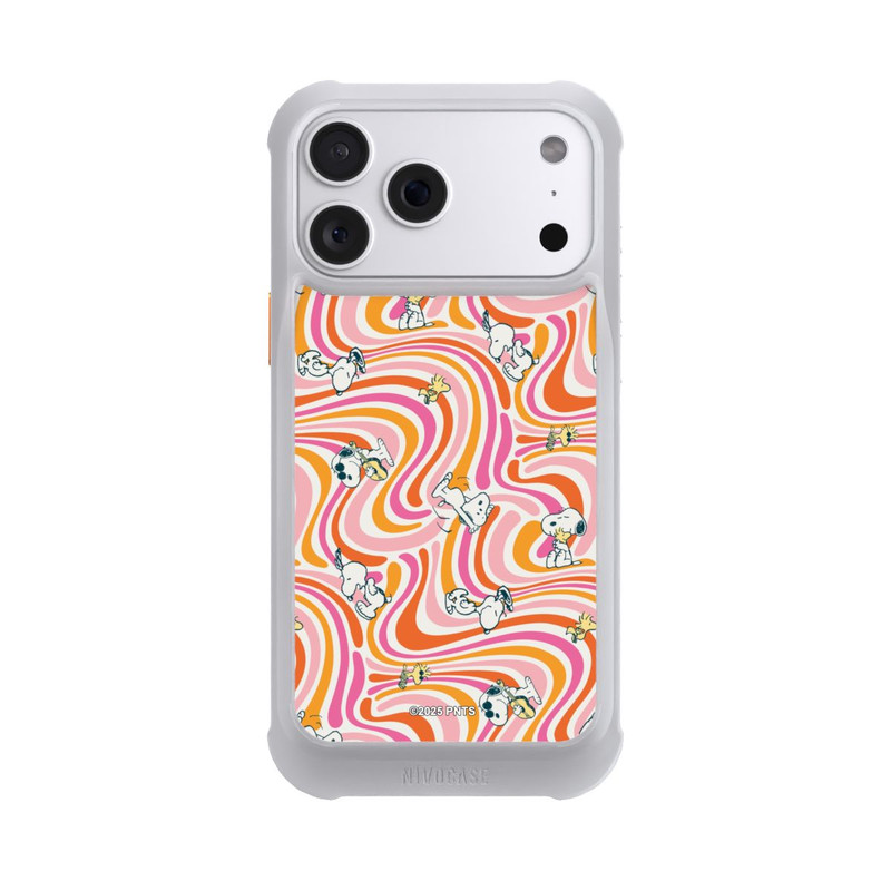 iPhone 18 Pro Max NIVOmax Peanuts Hippie Pattern Orange