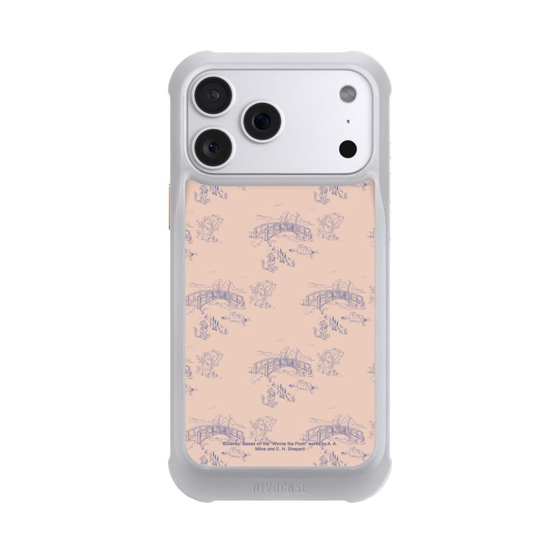 iPhone 18 Pro Max NIVOmax Winnie Puuh Keramik Muster Brücke Pink