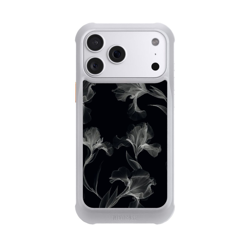 iPhone 18 Pro Max NIVOmax Blumen Schwarz-Weiß Röntgenaufnahme