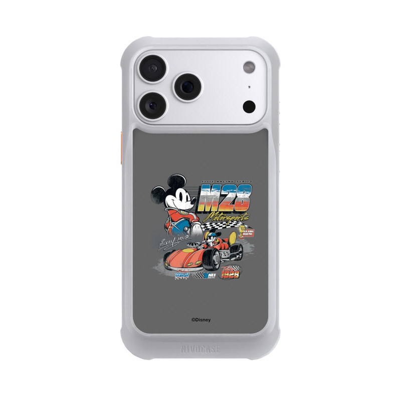 iPhone 18 Pro Max NIVOmax Mickey Racing Car Grey M28