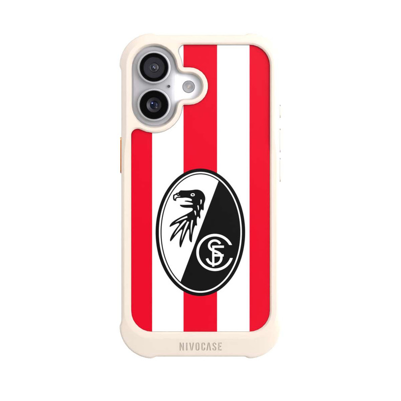 iPhone 17 NIVOmax SC Freiburg - Rot Gestreift
