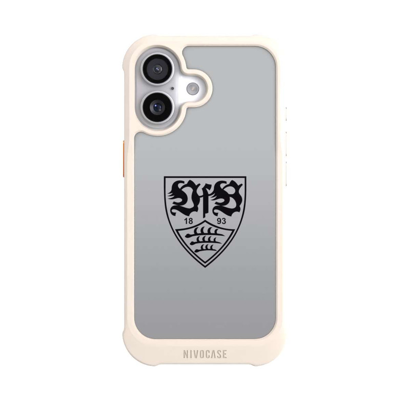 iPhone 17 NIVOmax VfB Stuttgart Wappen Grau