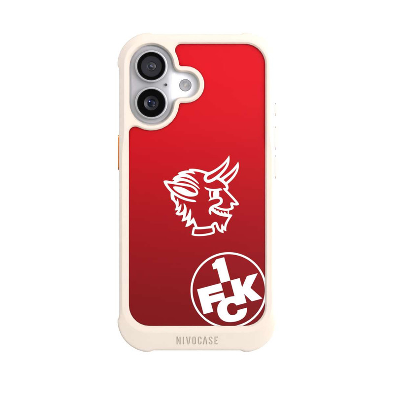 iPhone 17 NIVOmax Teufelskopf FCK auf Rot