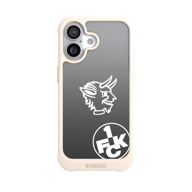 iPhone 17 NIVOmax Teufelskopf FCK auf Schwarz