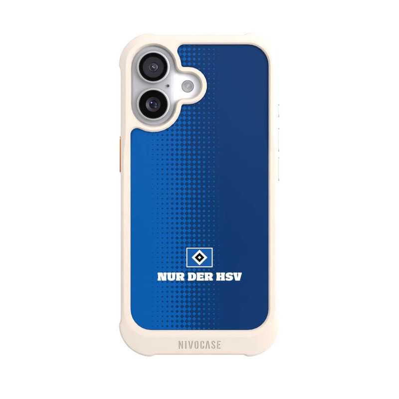 iPhone 17 NIVOmax Nur der HSV - Rautenraster Blau