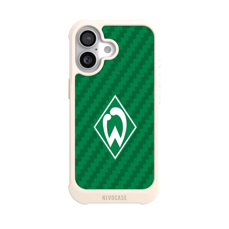 iPhone 17 NIVOmax Carbonlook - Werder Bremen