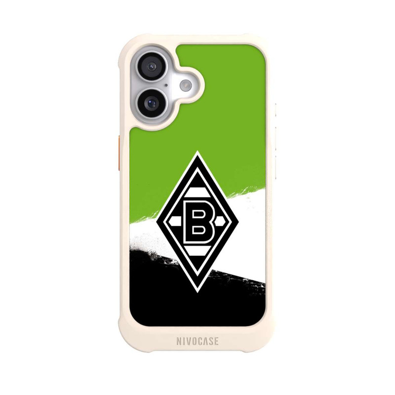 iPhone 17 NIVOmax Borussia Grunge Grün-Weiss-Schwarz