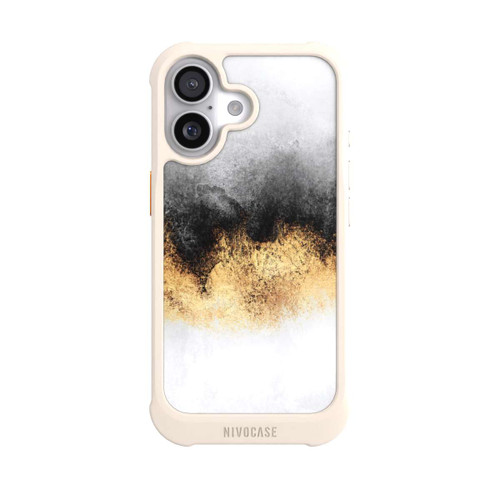  NIVOmax Grauer Himmelstaub Golddruck