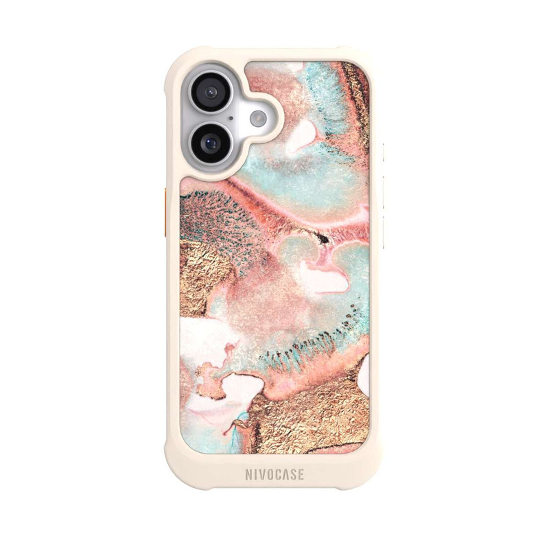 iPhone 17 NIVOmax Hübscher Tintendruck gold