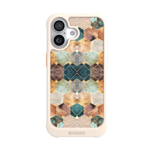  NIVOmax Naturfarbene Sechsecke und Diamanten