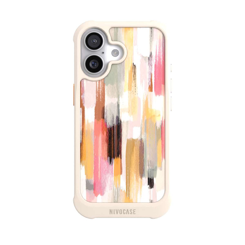 iPhone 17 NIVOmax Abstrakte Pinselstriche Herbsttöne