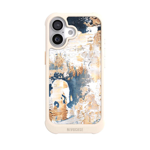  NIVOmax Abstraktion Blau und Gold