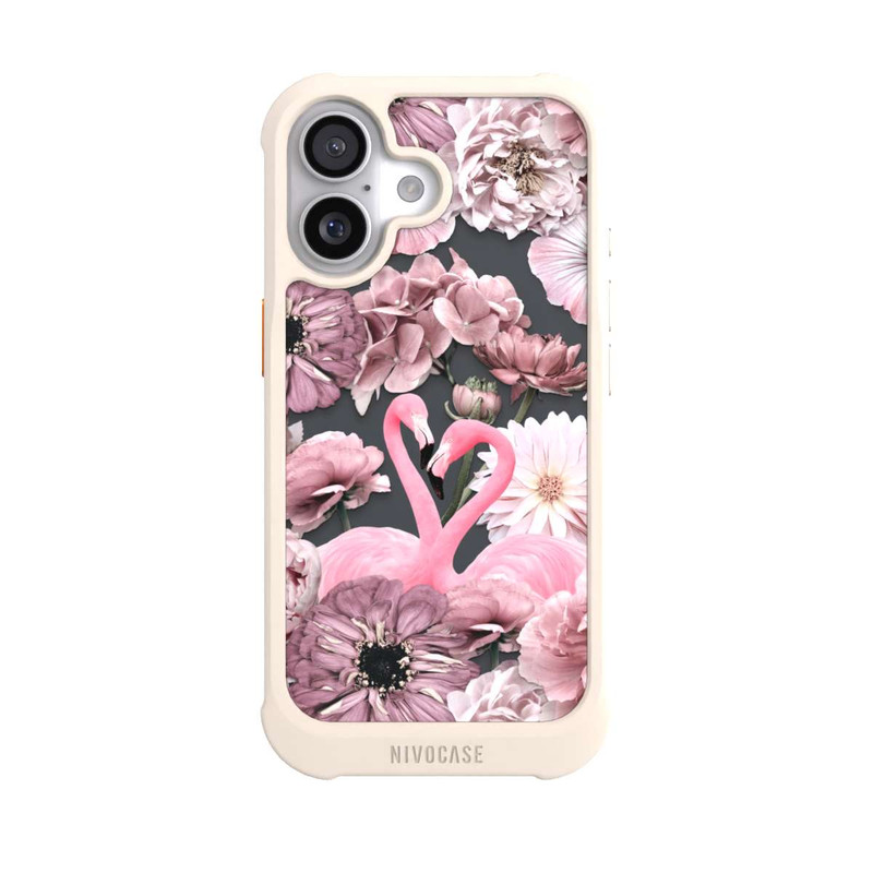 iPhone 17 NIVOmax Flamingos in Blumen Muster