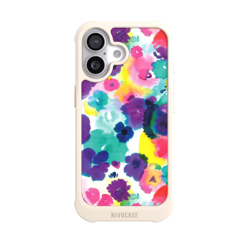 iPhone 17 NIVOmax Aquarellblumen abstrakt