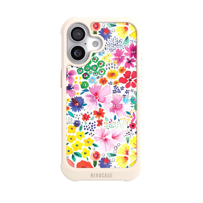 iPhone 17 NIVOmax Kunstvolle kleine Frühlingsblumen