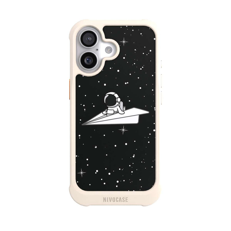 iPhone 17 NIVOmax Astronaut Paper Plane Comic