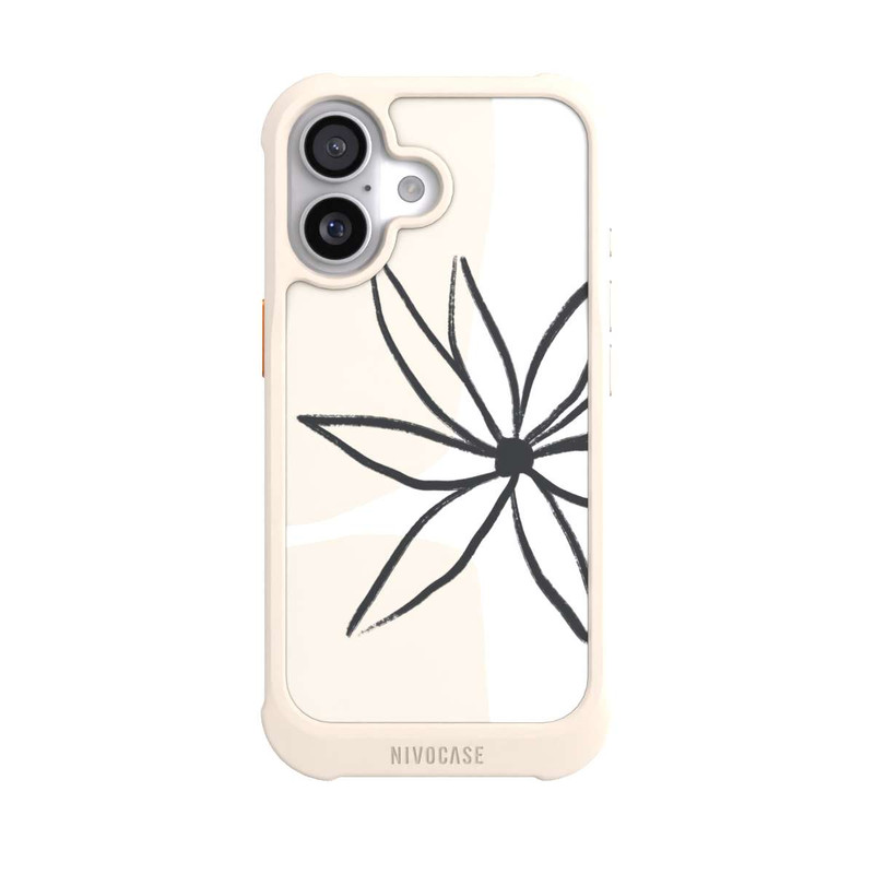 iPhone 17 NIVOmax Blume und Creme
