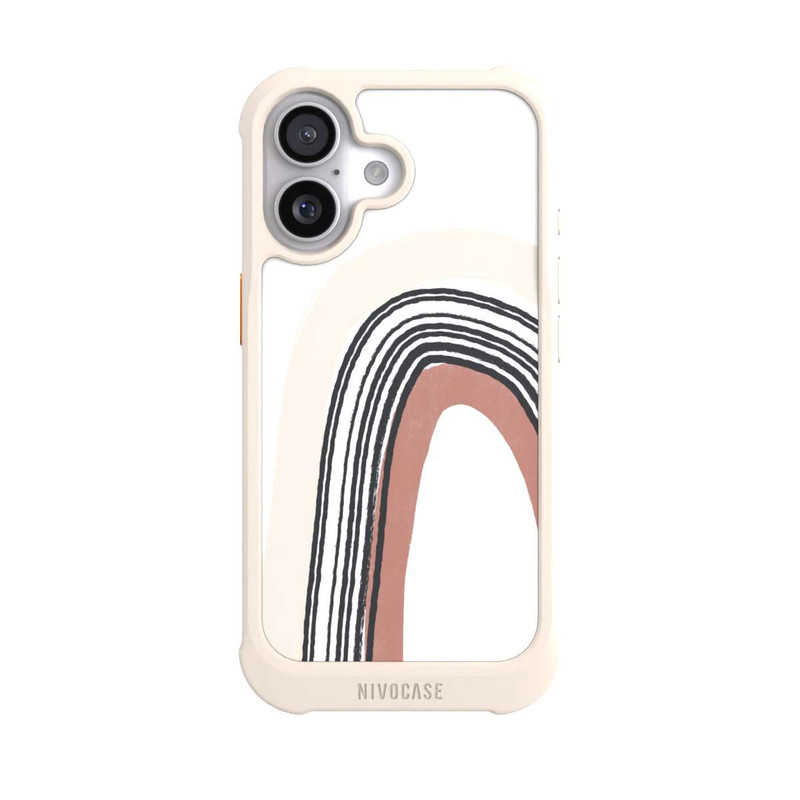 iPhone 17 NIVOmax Texturierter Regenbogen